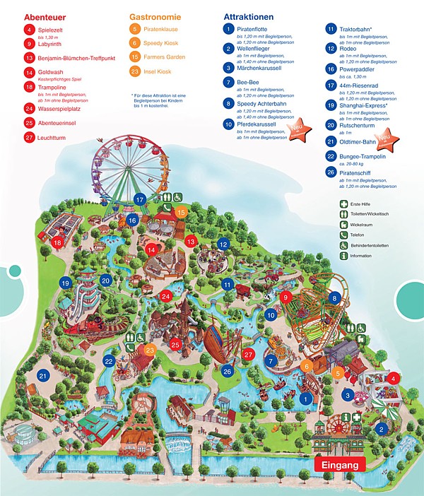 Parkmap / Parkplan CentrO.PARK 2006