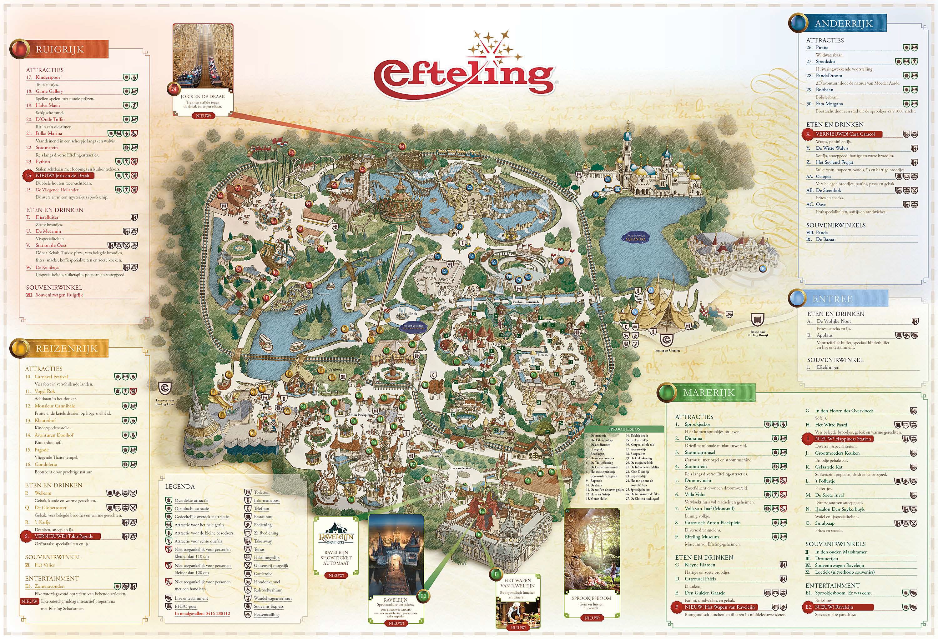 Efteling Theme Park Map Vrogue co