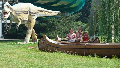 Auch eine gem&uuml;tliche Kanufahrt kann man im Erse Park unternehmen