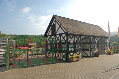 Eingangsbereich des Erlebnispark Steinau