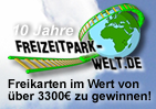 10 Jahre Freizeitpark-Welt.de - Jubiläums-Gewinnspiel