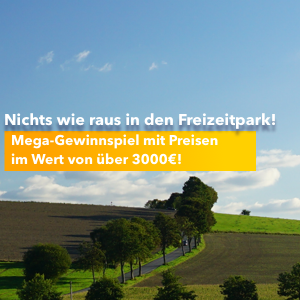 Nichts wie raus in den Freizeitpark!