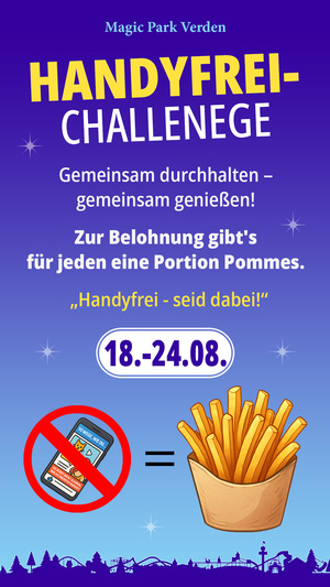 Digitalpause mit Pommes-Bonus: 