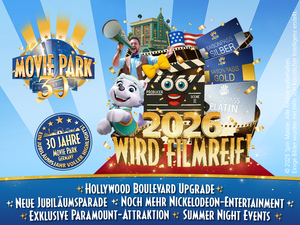 Movie Park Germany enthüllt erste Neuheiten zum 30. Geburtstag in 2026