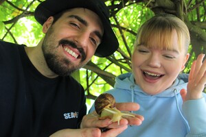 Meet & Greet mit den größten Landschnecken der Welt im SEA LIFE Speyer