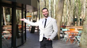 Christian Luca, er ist Inhaber und Geschäftsführer des LuCafee, das zum Ende März offiziell seine Tür öffnet. 