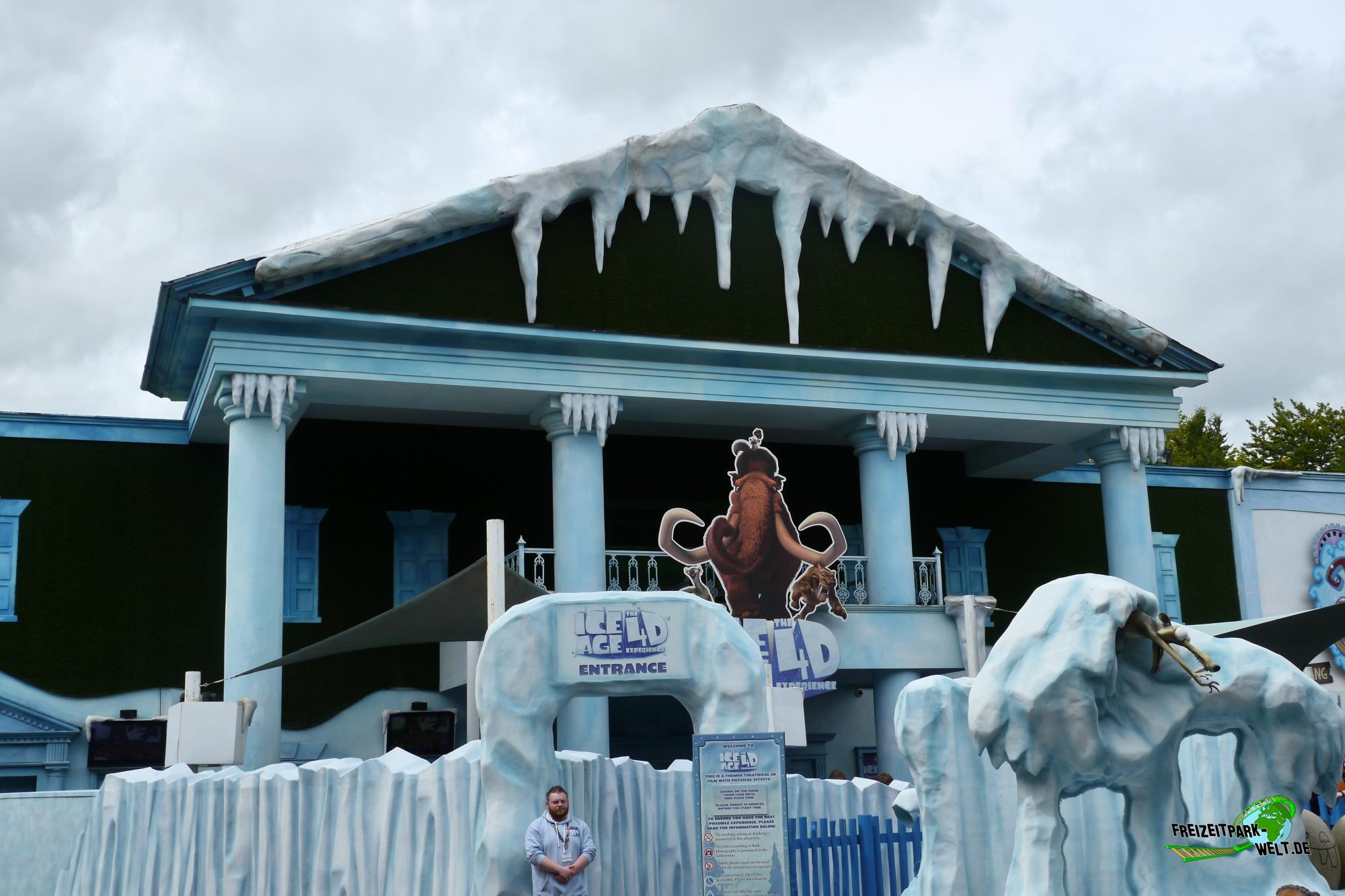 Ice Age 4D Experience Alton Towers FreizeitparkWelt.de