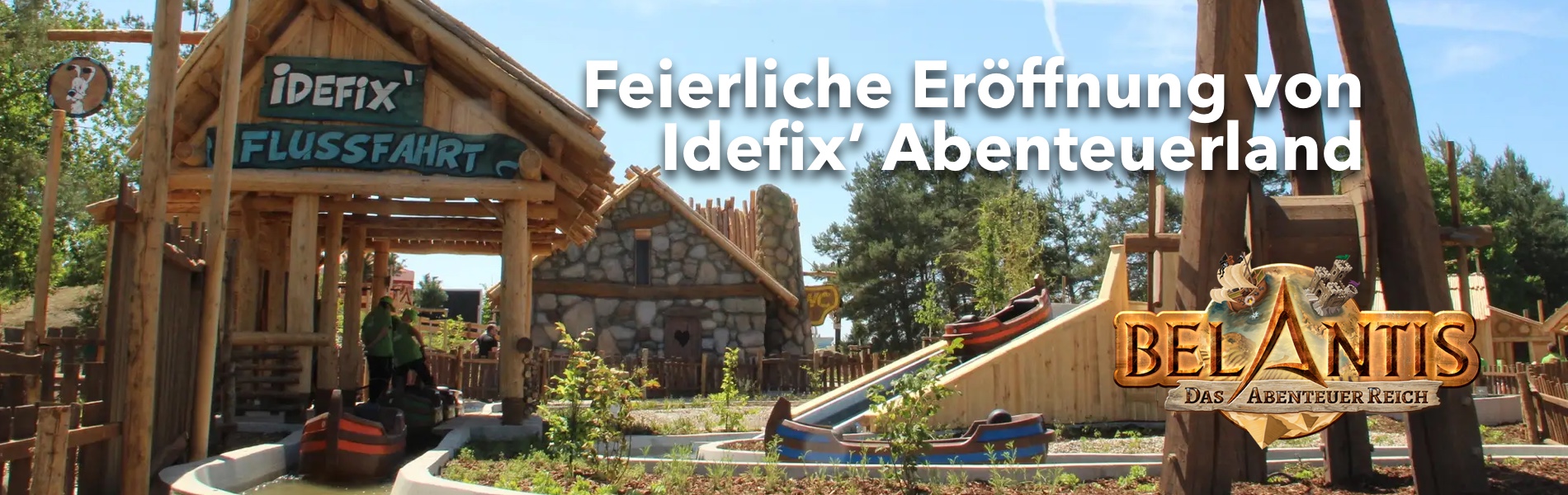 Teaser Feierliche Er�ffnung von Idefix' Abenteuerland