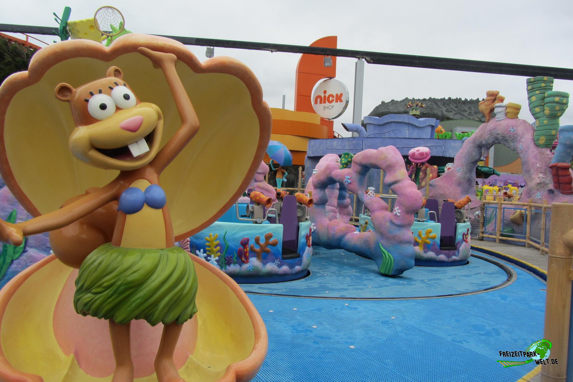 SpongeBob Splash Bash Pleasure Beach Blackpool FreizeitparkWelt.de