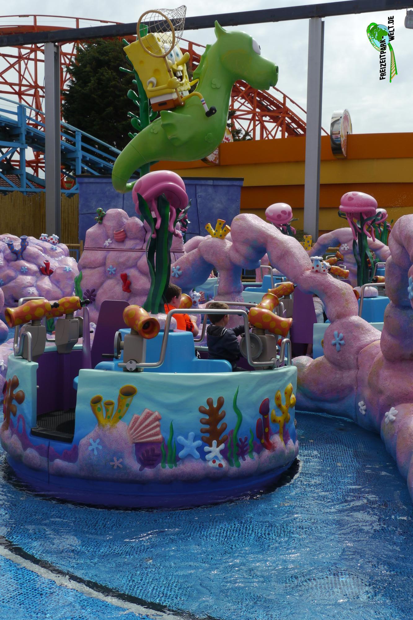 SpongeBob Splash Bash Pleasure Beach Blackpool FreizeitparkWelt.de