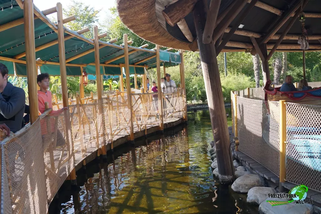 Sirocco im Efteling - 2022: Der neue Wartebereich der Attraktion