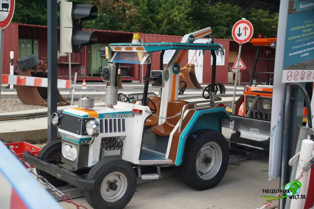 Baustellenfahrt im Eifelpark - 2020