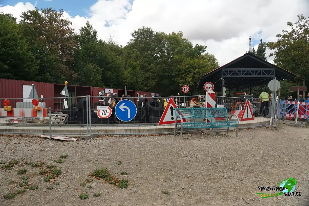 Baustellenfahrt im Eifelpark - 2020