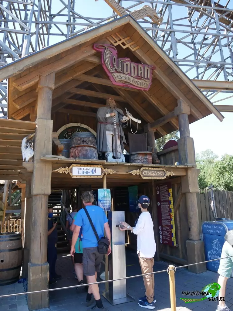 Wodan - Timbur Coaster im Europa-Park - 2020: Wodan mit Virtual Line im Sommer 2020