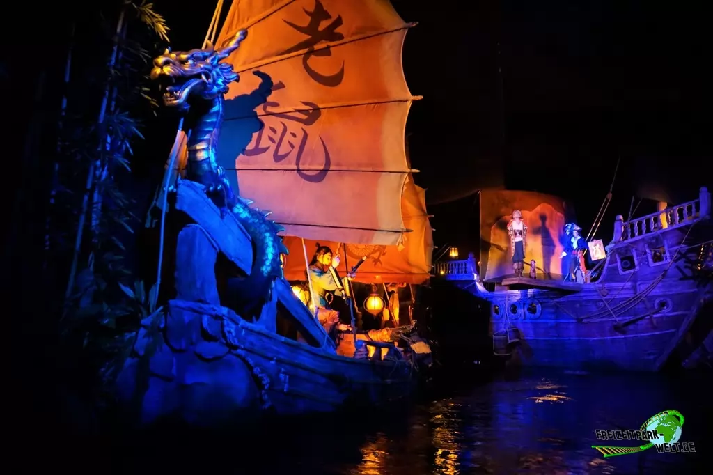 Piraten in Batavia im Europa-Park - 2020: Einfahrt in die Battle-Szene