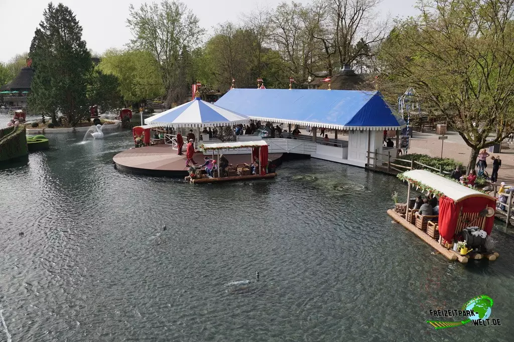 Josefinas kaiserliche Zauberreise im Europa-Park - 2022: Die Station wurde zur Saison 2022 erstmal nur farblich angepasst.
