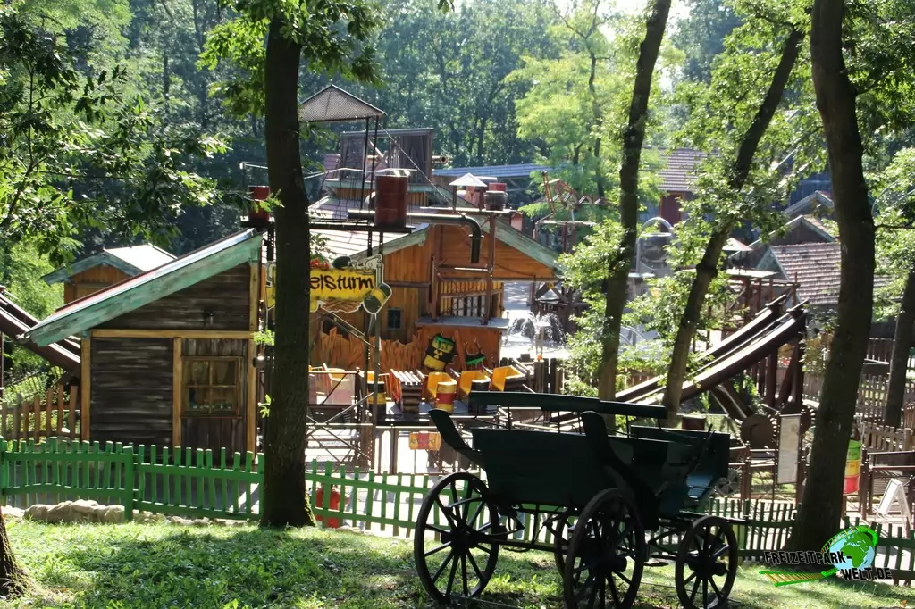 Wirbelsturm im Familypark - 2020: Seit 2019 kann man im Zierer Kontiki 