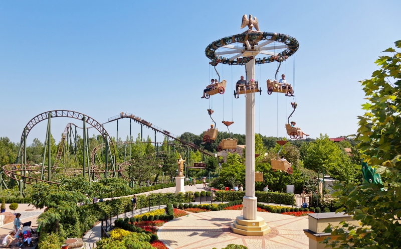 Römerturm im Familypark - 2013: Der Römertum im Themenbereich Abenteuerinsel