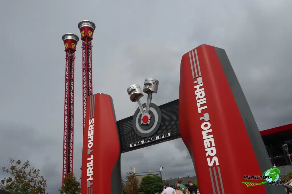 Thrill Towers im Ferrari Land - 2018
