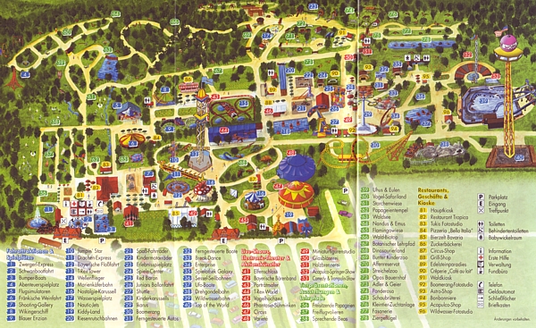 Parkmap 2006 - Freizeitland Geiselwind | Freizeitpark-Welt.de