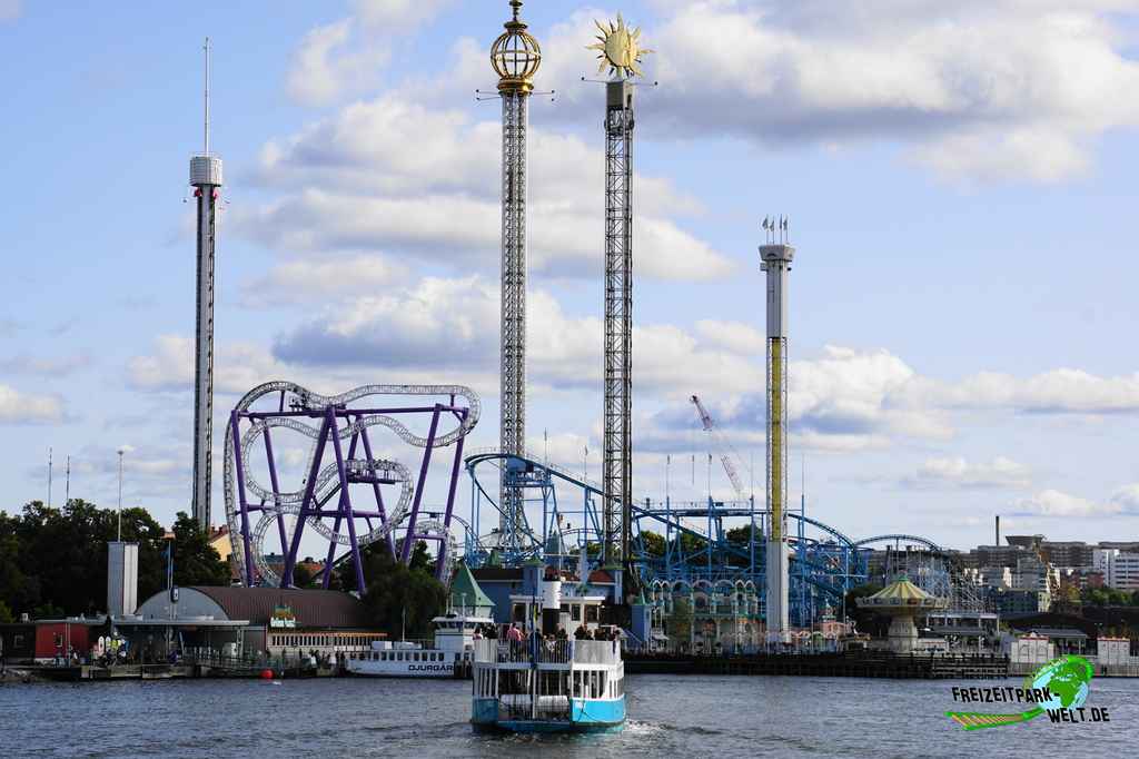 Gröna Lund - 2017: Die Skyline von Gröna Lund im Jahr 2017