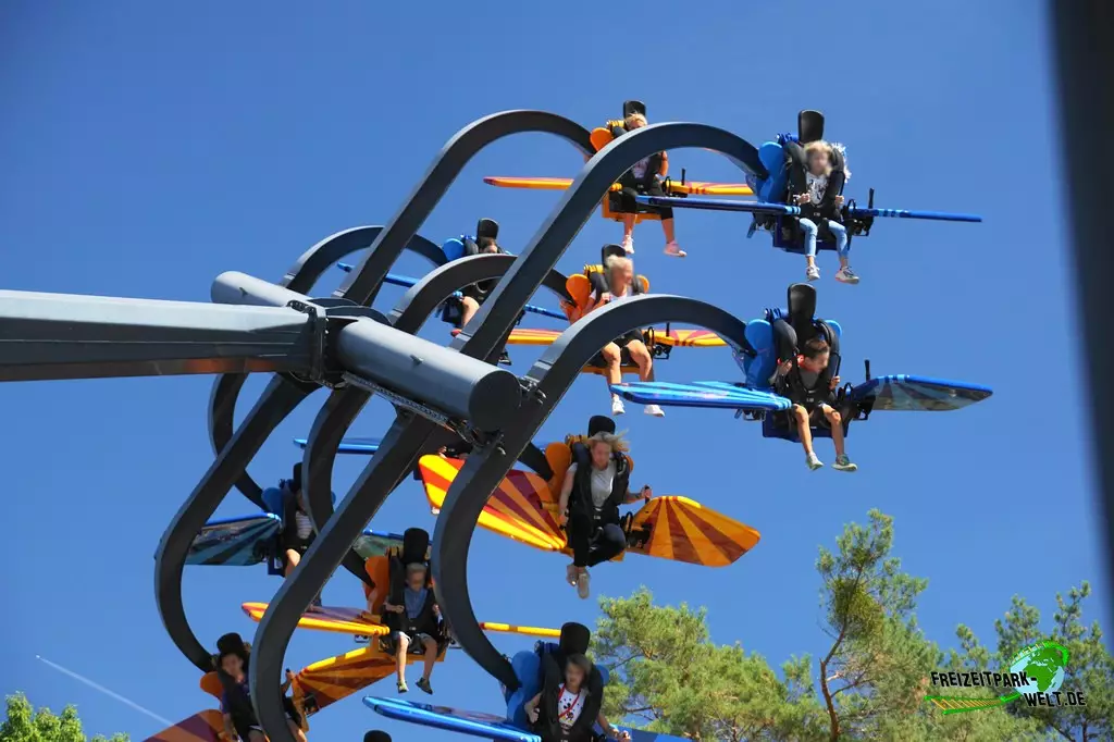 Sky Fly im Plopsaland Deutschland - 2022