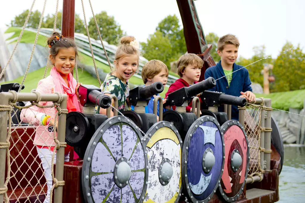 Wickie Splash Battle im Plopsaland Deutschland - 2021