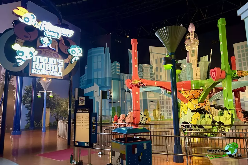 The Powerpuff Girls - Mojo Jojo’s Robot Rampage! im IMG Worlds of Adventure - 2023