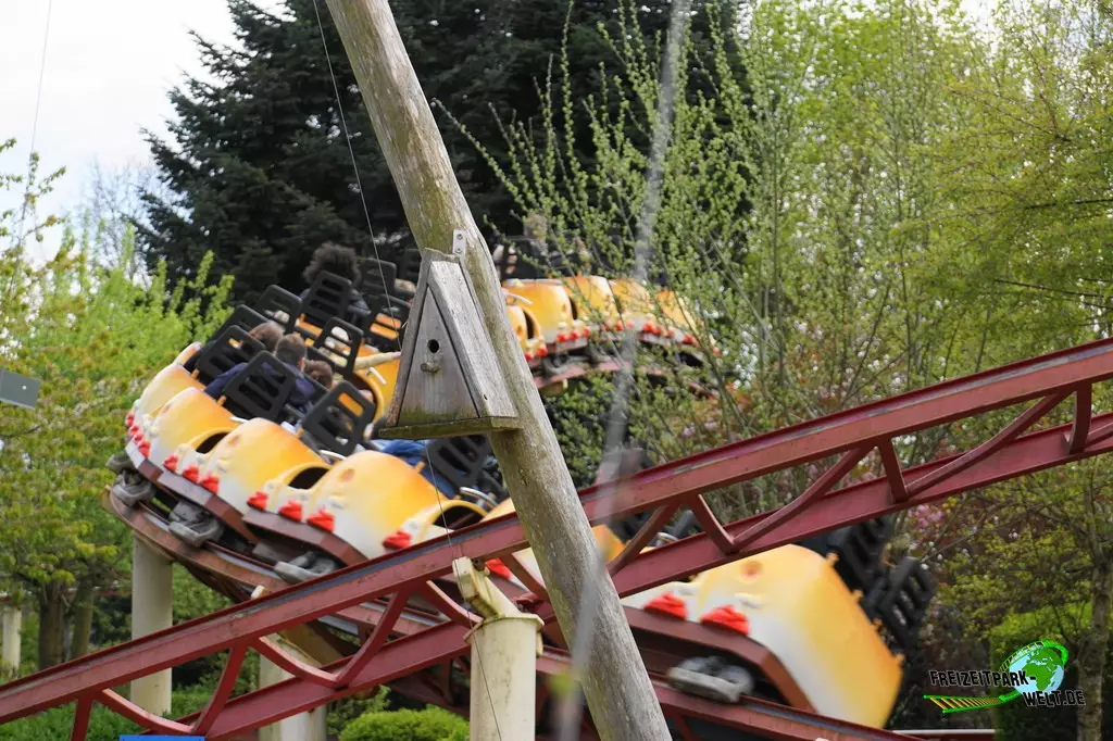 Holzwurm-Achterbahn im Jaderpark - 2022