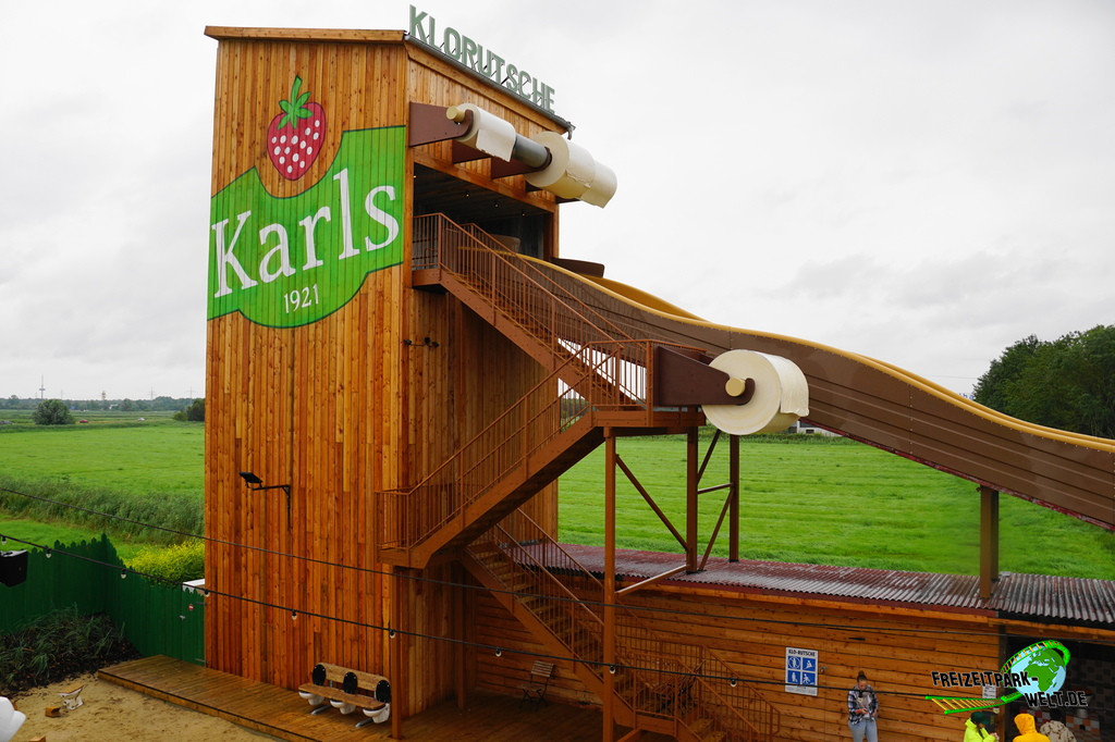 Klo-Rutsche in Karls Erlebnis-Dorf Loxstedt - 2025: Ein Highlight in Karls Erlebnis-Dorf Loxstedt ist die Klorutsche im Pipikakaland