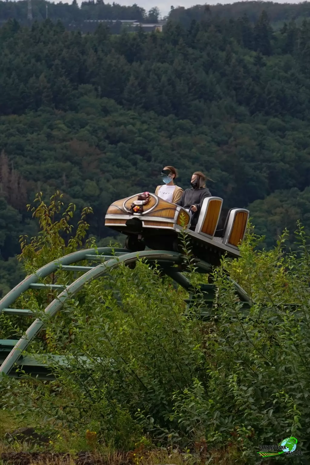 Die heiße Fahrt im Wild- und Freizeitpark Klotten - 2020