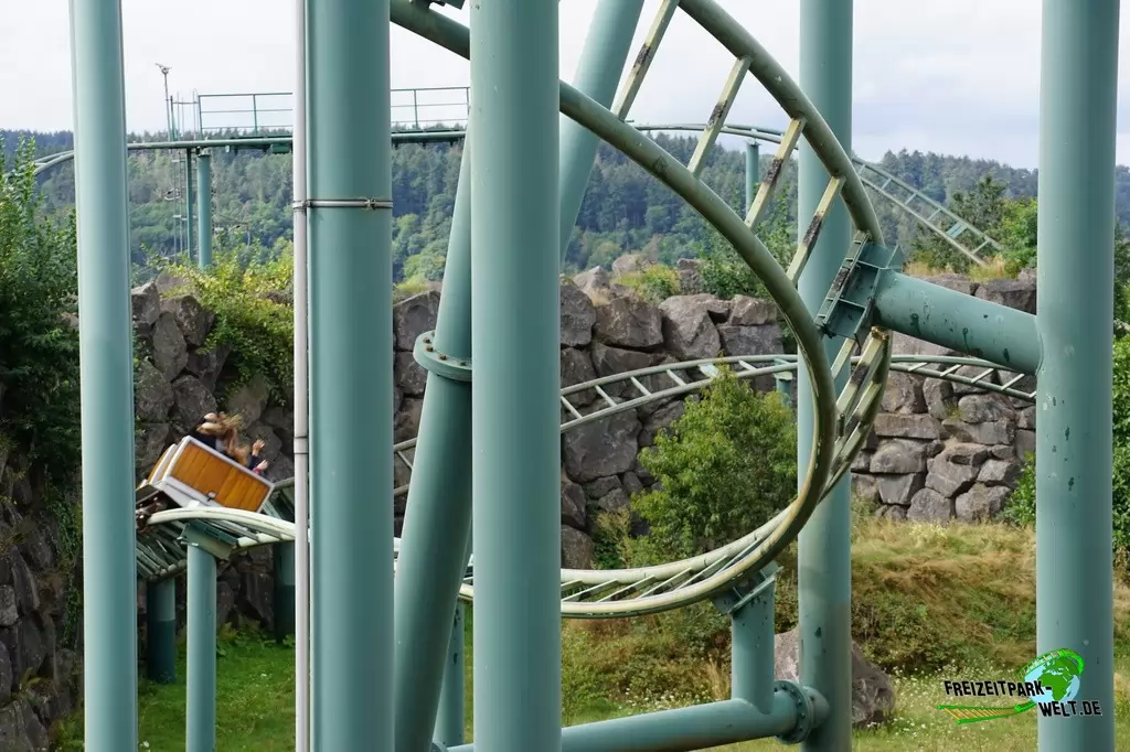 Die heiße Fahrt im Wild- und Freizeitpark Klotten - 2020