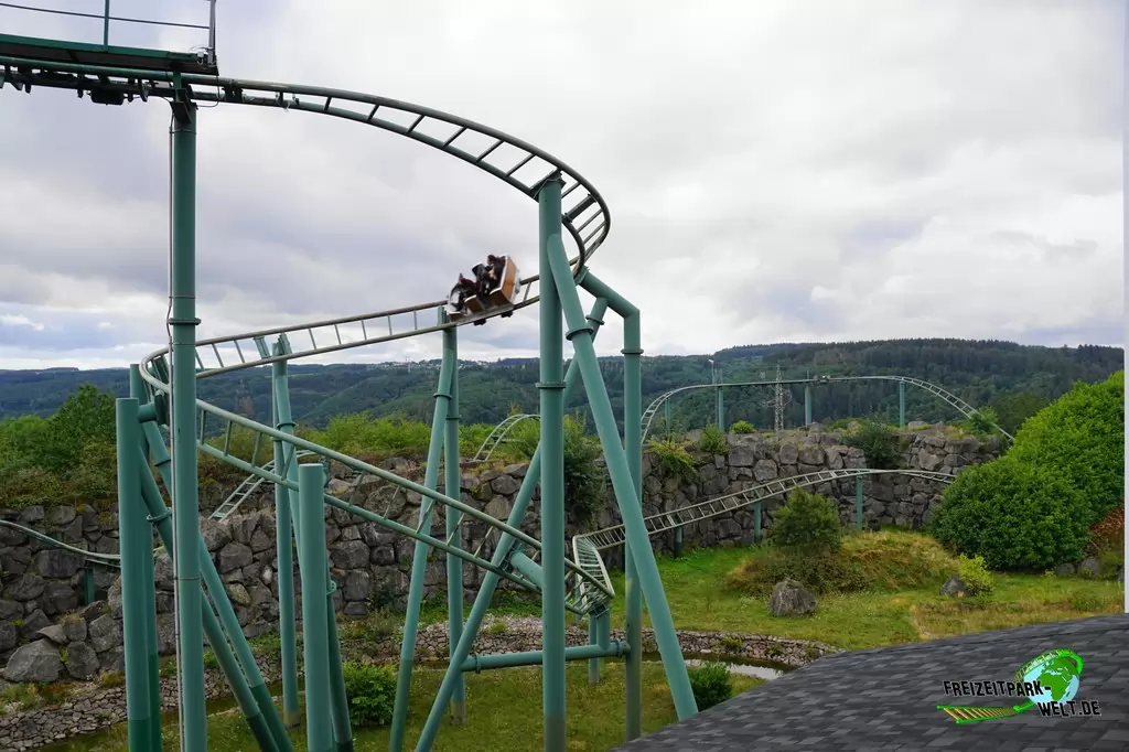 Die heiße Fahrt im Wild- und Freizeitpark Klotten - 2020