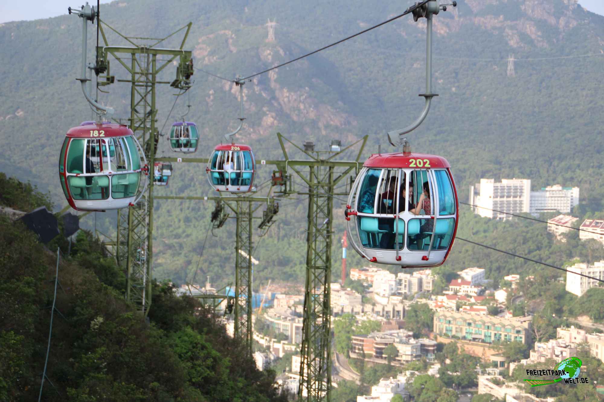 Cable Car Ocean Park HongKong FreizeitparkWelt.de