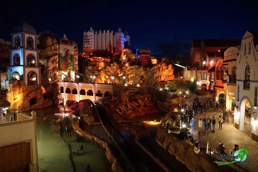 Chiapas im Phantasialand - 2016: Abendliches Chiapas Panorama