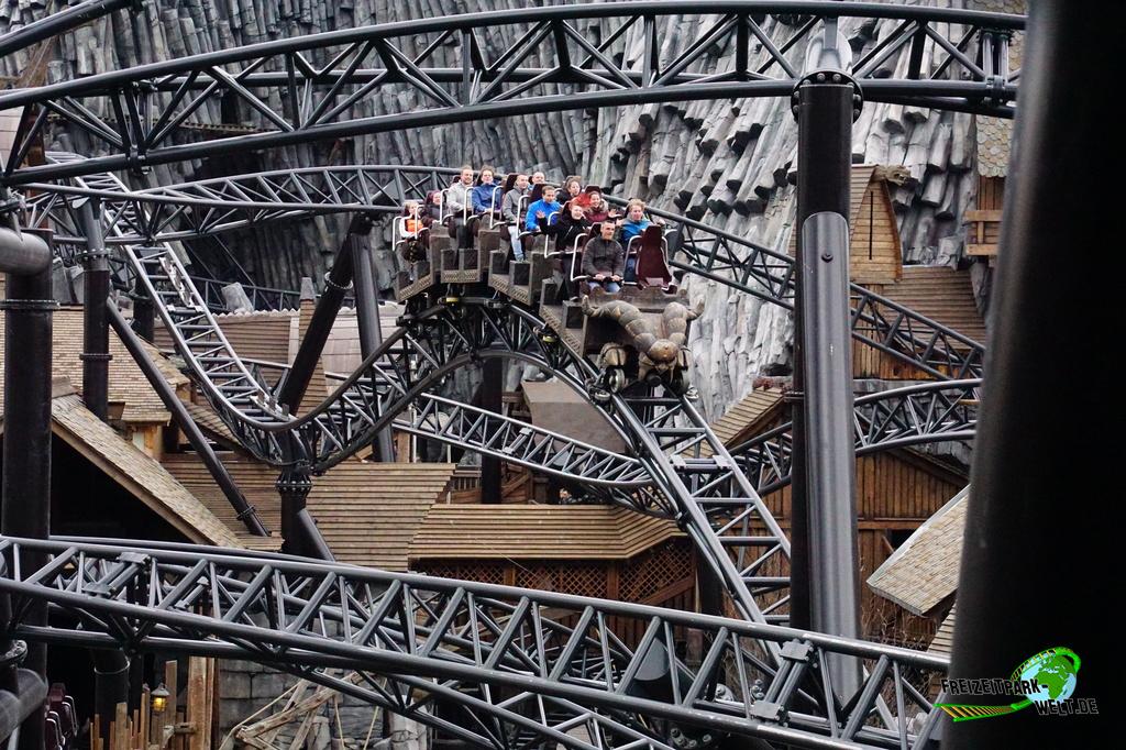 Airtime-Hügel am Ende des zweiten Abschnitts