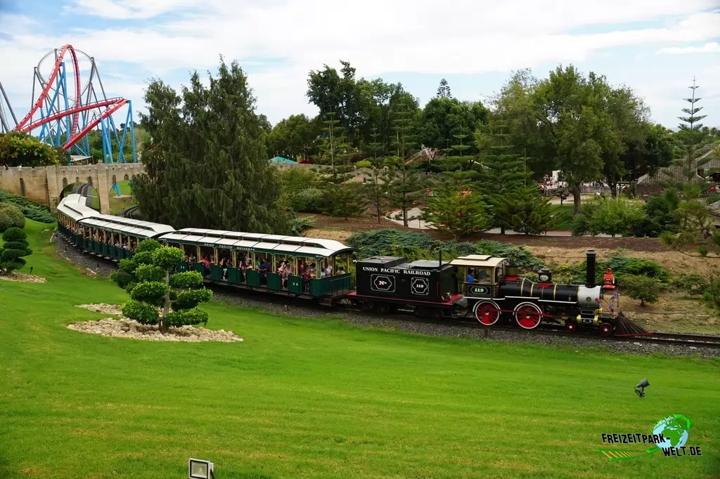 Western-Eisenbahn in Port Aventura - 2015