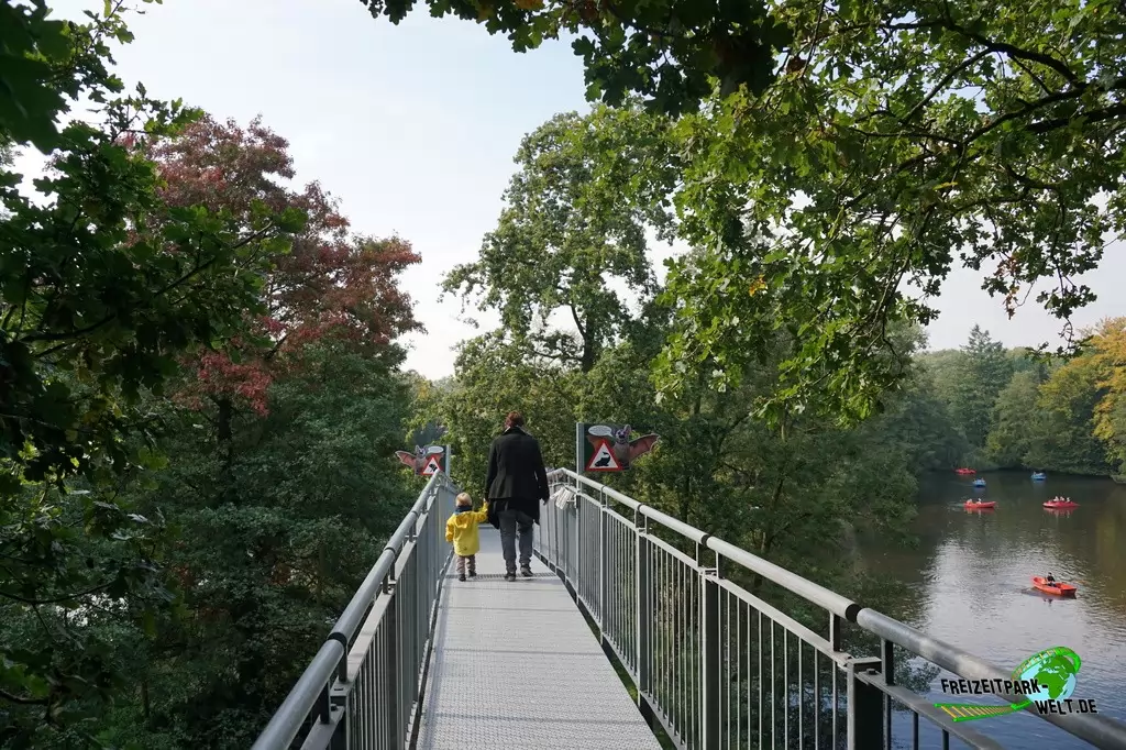 Baumkronenpfad im Freizeitpark Schloß Beck - 2015