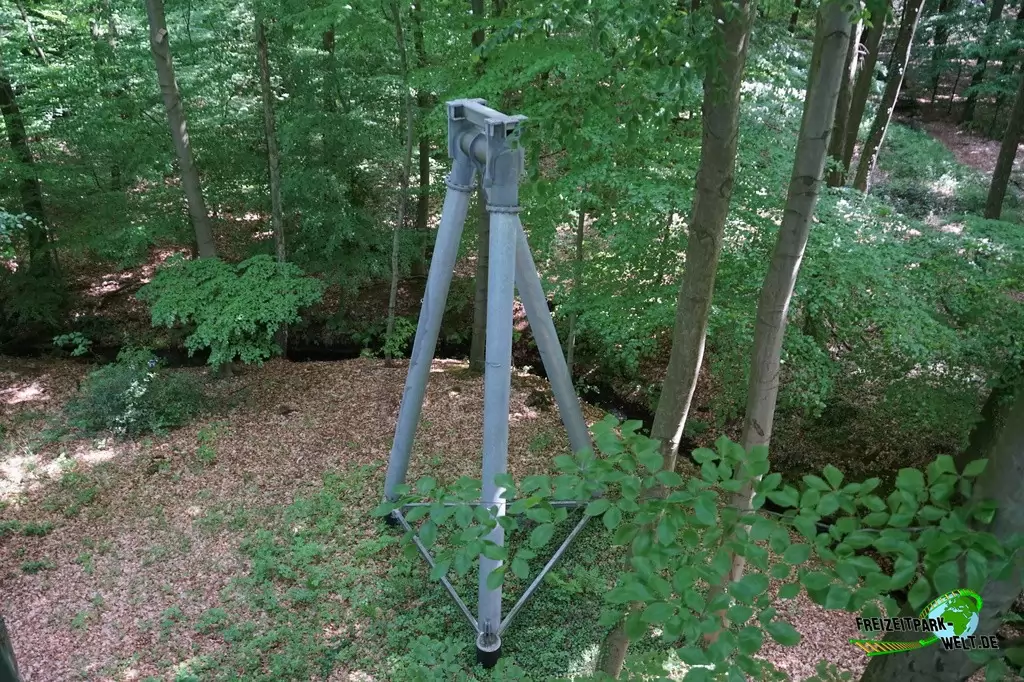 Baumkronenpfad im Freizeitpark Schloß Beck - 2017