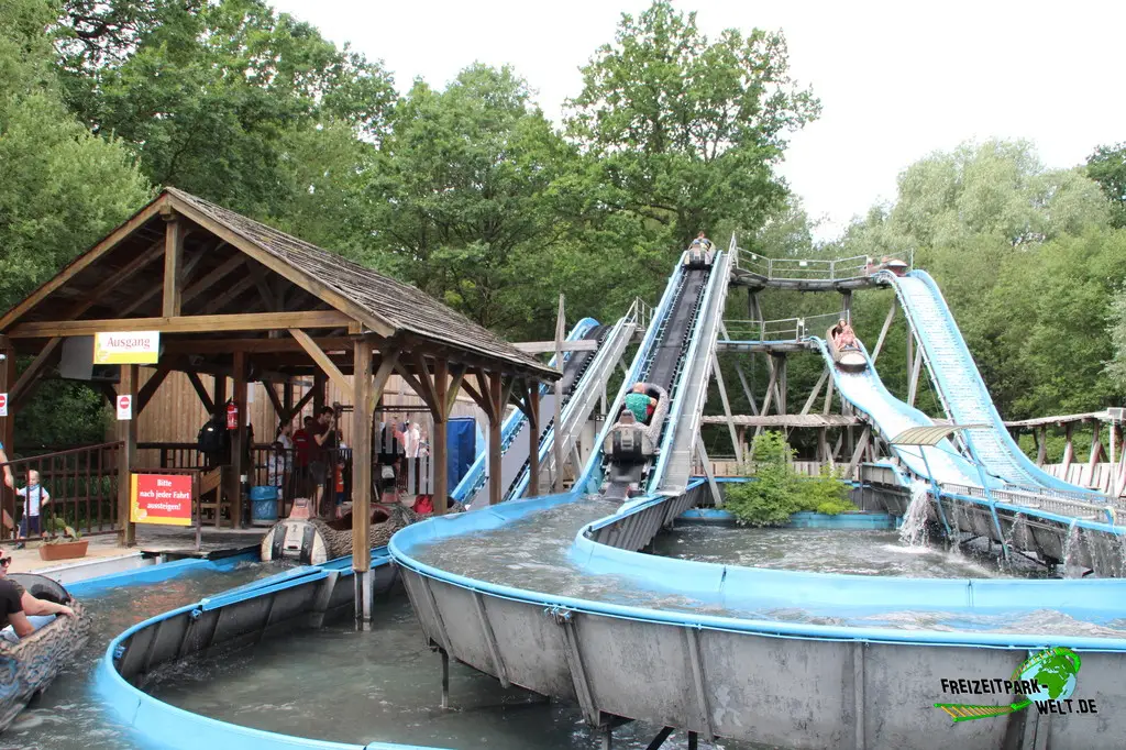 Wildwasserbahn im Erlebnispark Schloss Thurn - 2023