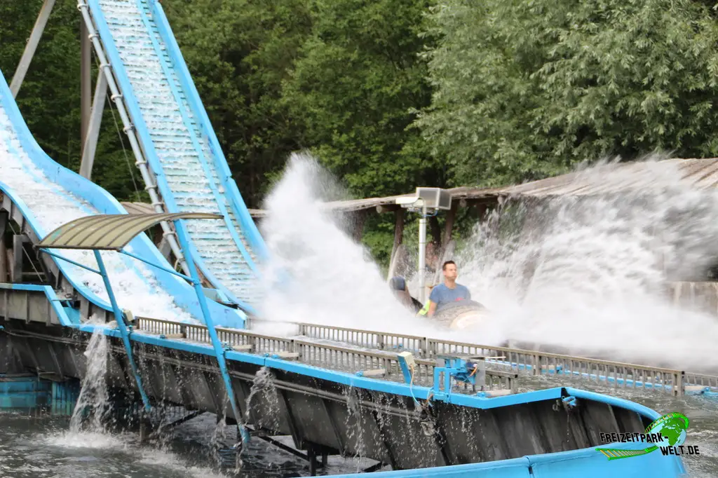 Wildwasserbahn im Erlebnispark Schloss Thurn - 2023