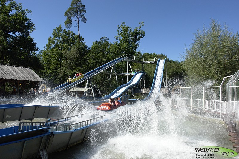 Wildwasserbahn im Erlebnispark Schloss Thurn - 2006