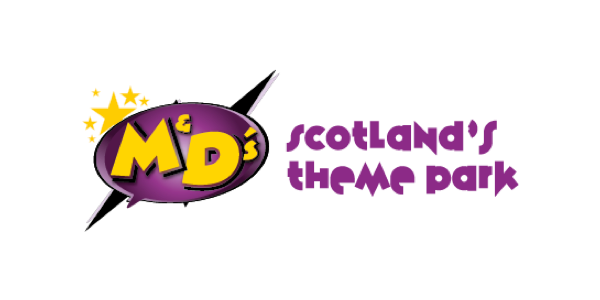 M & D's Scotlands Theme Park Logo