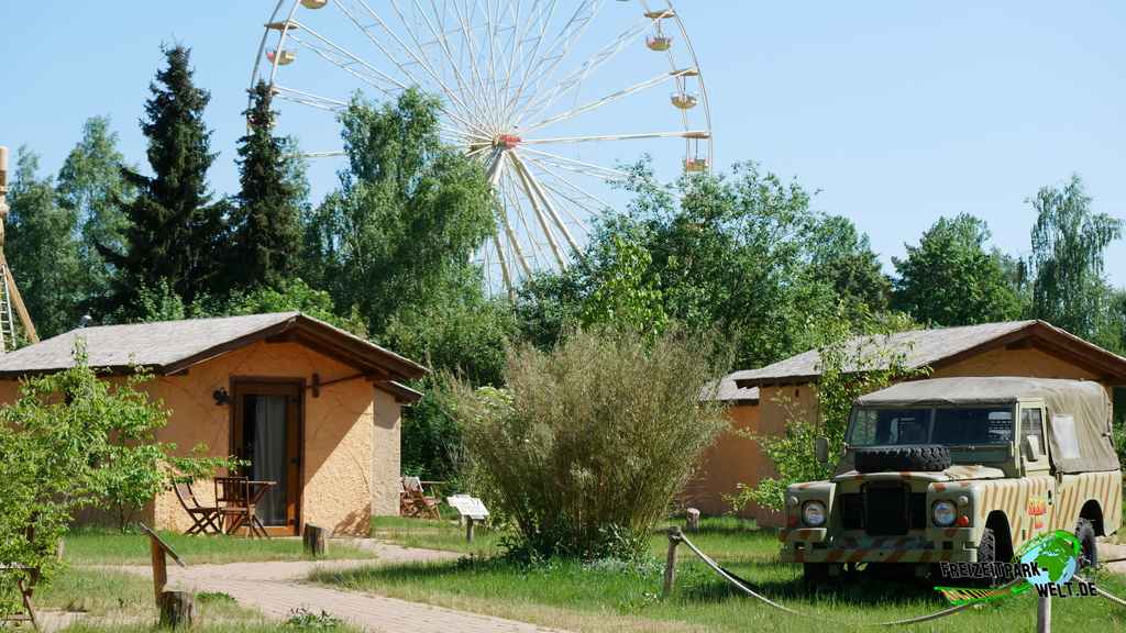 Serengeti-Park - 2018: In den Safari-Lodges innerhalb des Parks kann man den Abenteuerspaß bis in die Nacht verlängern.