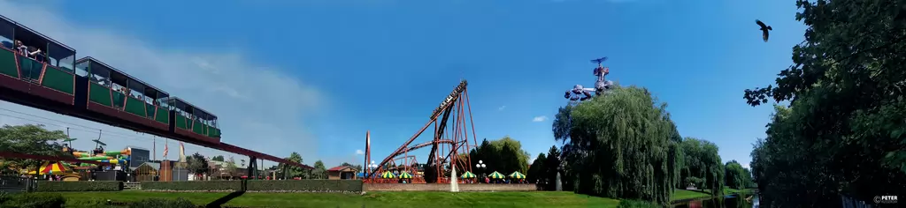 Monorail im Attractiepark Slagharen - 2015