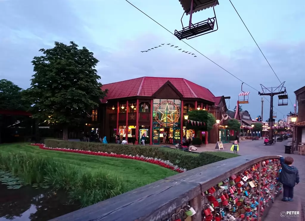 Kabelbaan im Attractiepark Slagharen - 2017