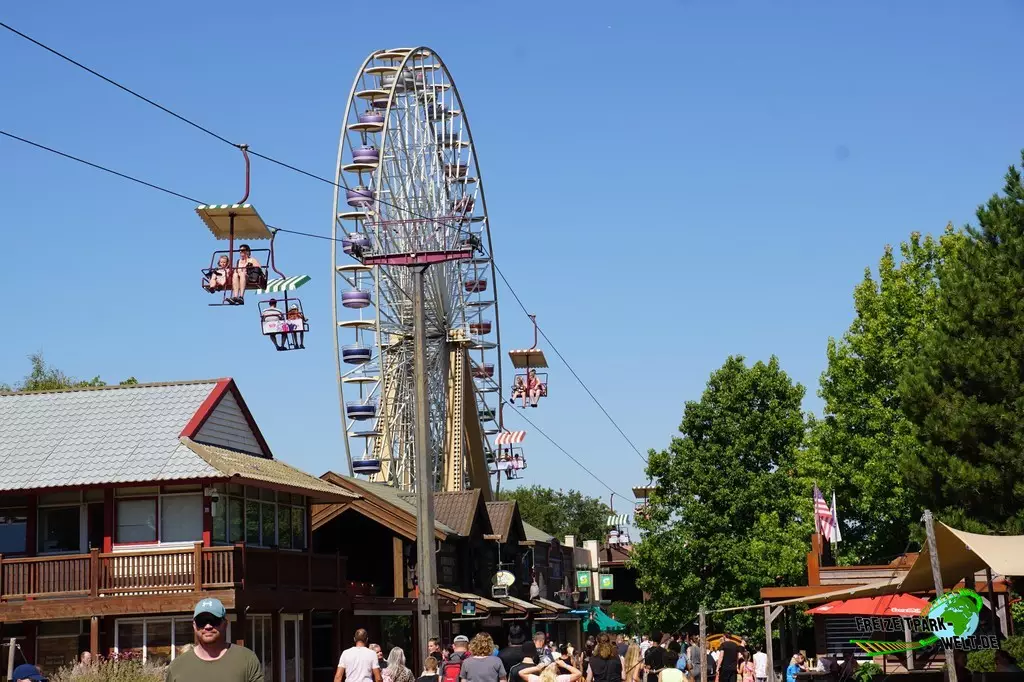 Kabelbaan im Attractiepark Slagharen - 2022