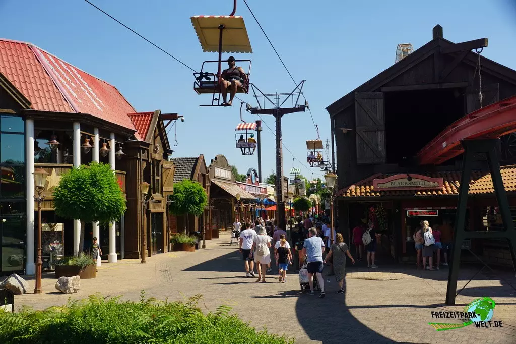Kabelbaan im Attractiepark Slagharen - 2022