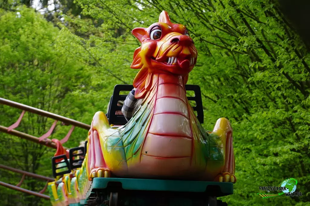 Drachenachterbahn im Tier- und Freizeitpark Thüle - 2022