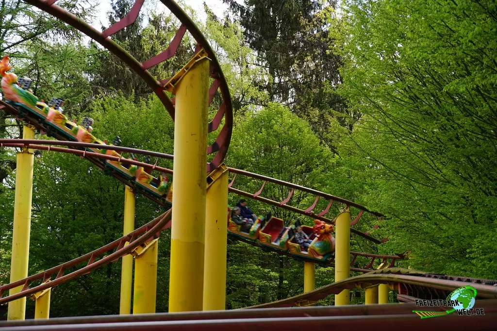 Drachenachterbahn im Tier- und Freizeitpark Thüle - 2022